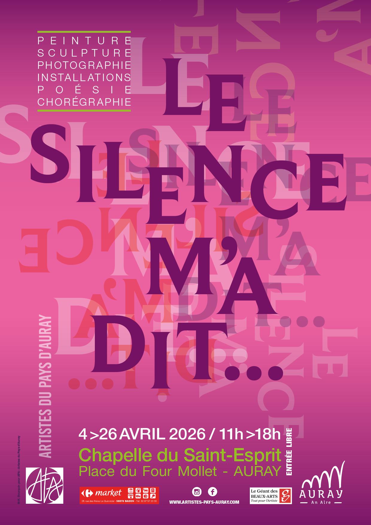 LE SILENCE M’A DIT...